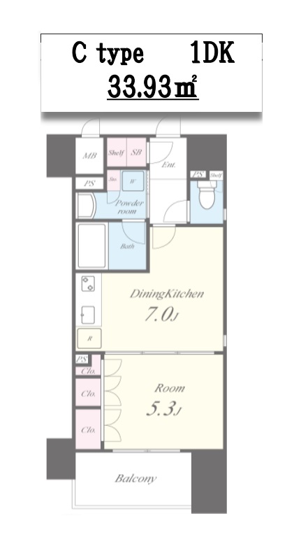 14階の間取り図