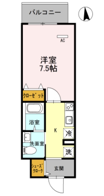 7階の間取り図