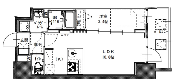 S-RESIDENCE堺筋本町Deux