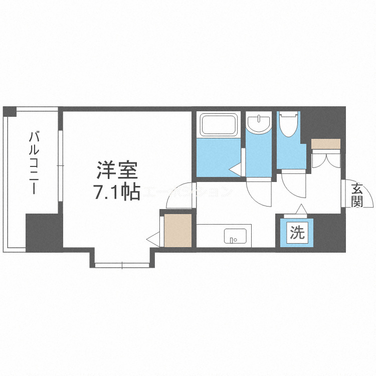 5階の間取り図