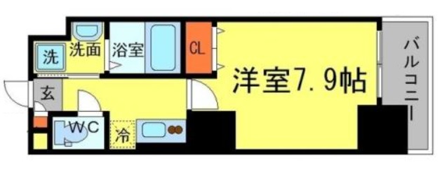 6階の間取り図
