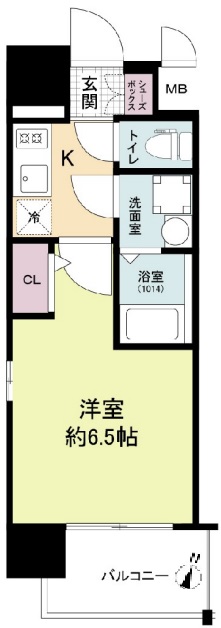 9階の間取り図