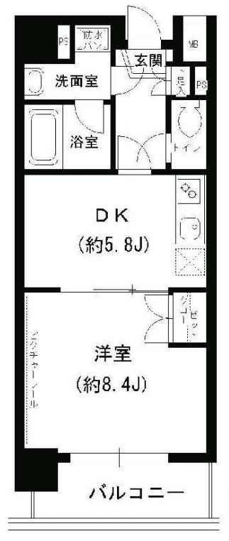 7階の間取り図