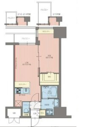 4階の間取り図