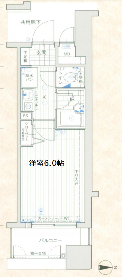 2階の間取り図