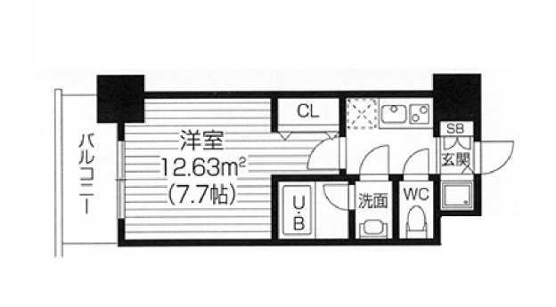 4階の間取り図