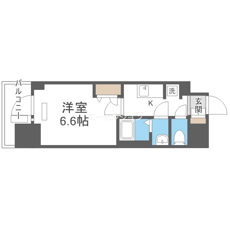 9階の間取り図