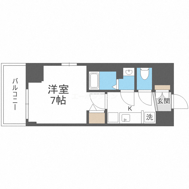 7階の間取り図