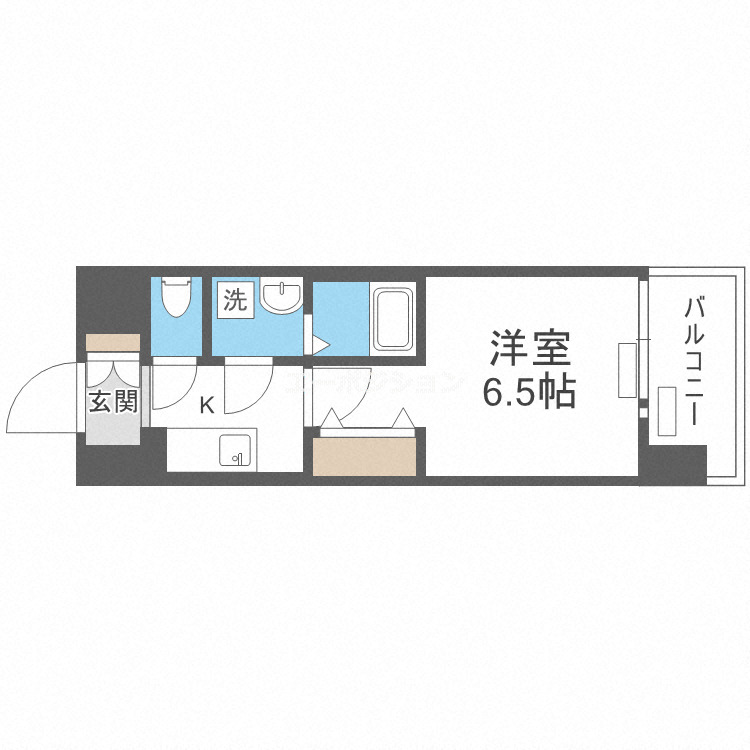 4階の間取り図