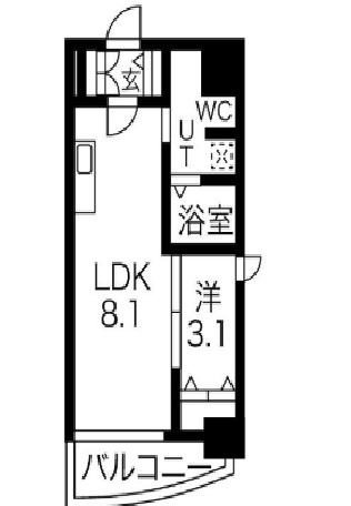 13階の間取り図