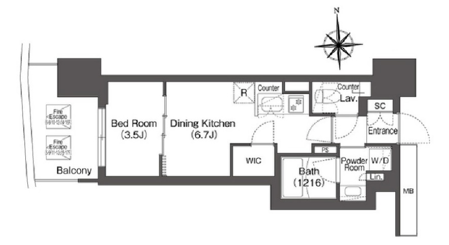 コンフォリア・リヴ本町WEST Q