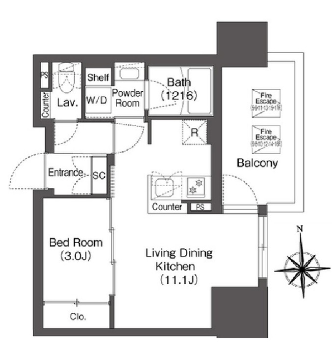 コンフォリア・リヴ本町WEST Q