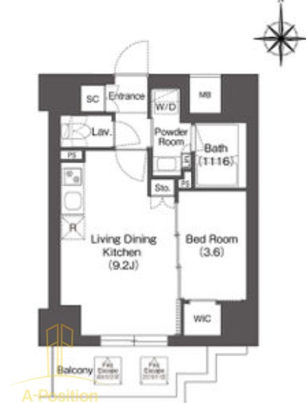 コンフォリア・リヴ心斎橋鰻谷Q