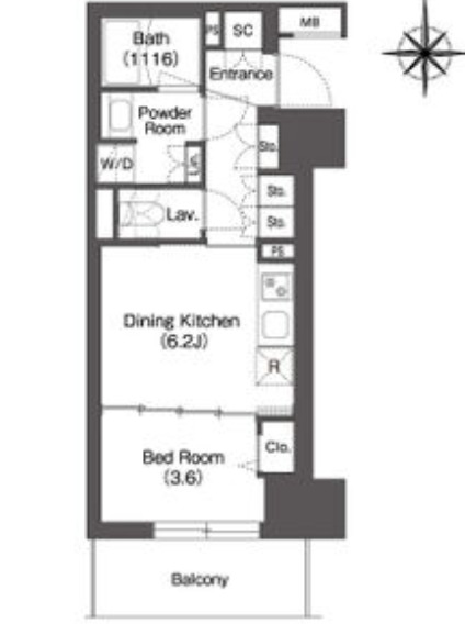 コンフォリア・リヴ心斎橋鰻谷Q