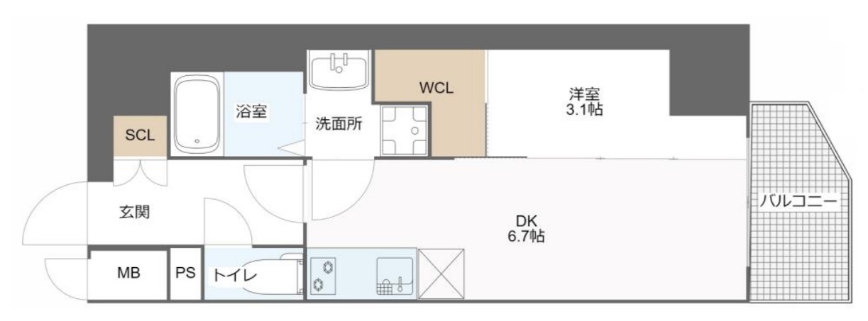 MELDIA CREST 桜ノ宮 Kirsch