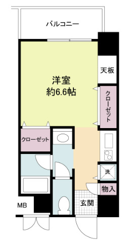 2階の間取り図