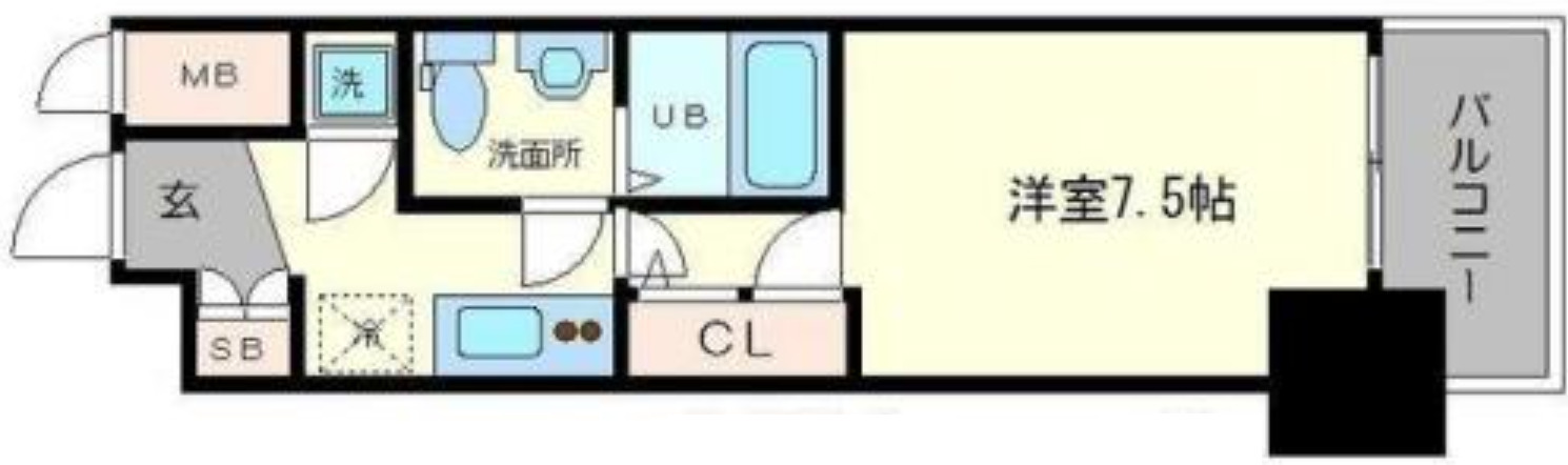 アドバンス心斎橋ラシュレⅡ 