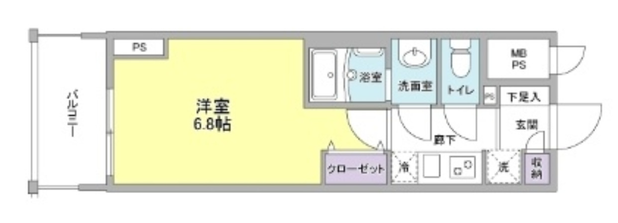 7階の間取り図