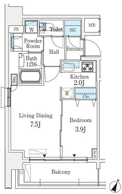 京町堀ビューアパートメント
