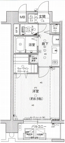 2階の間取り図