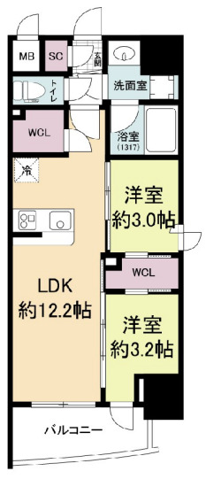 セレニテフラン難波