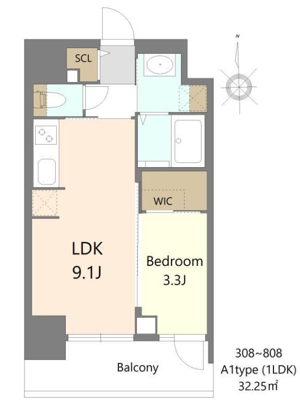 S-RESIDENCE松屋町asence