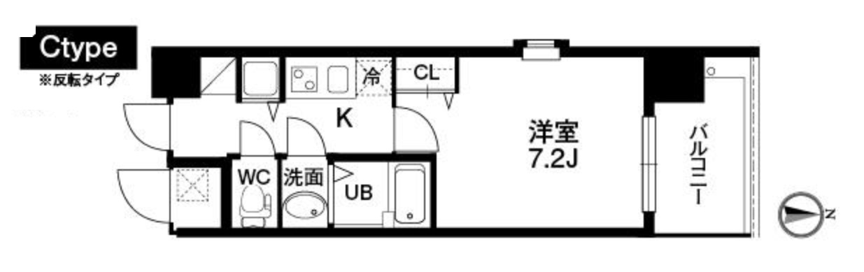 6階の間取り図