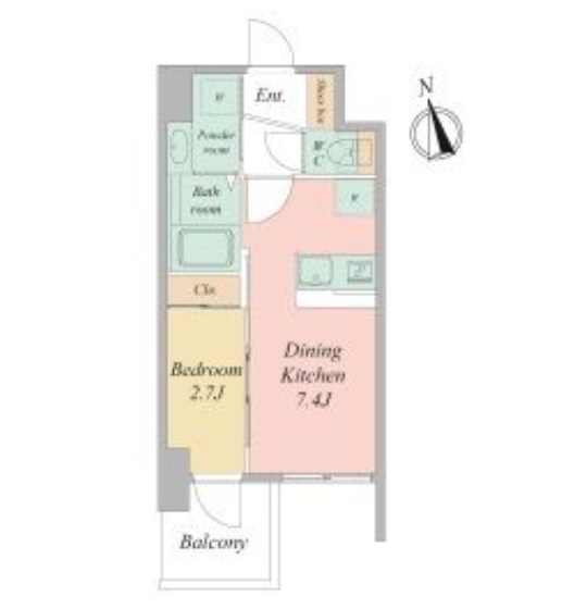 6階の間取り図
