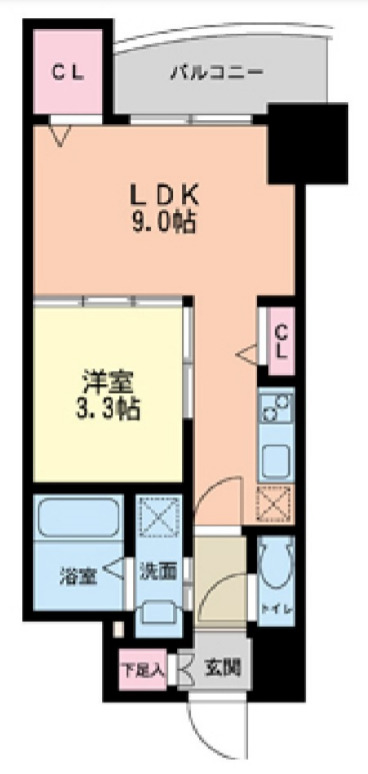 4階の間取り図