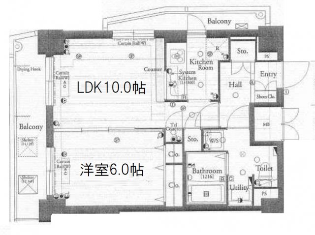 10階の間取り図