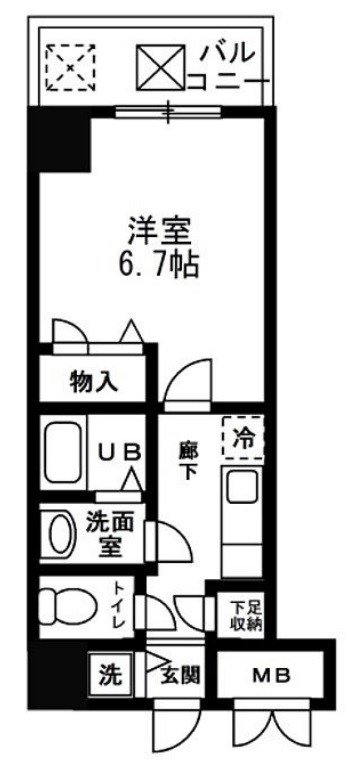 7階の間取り図