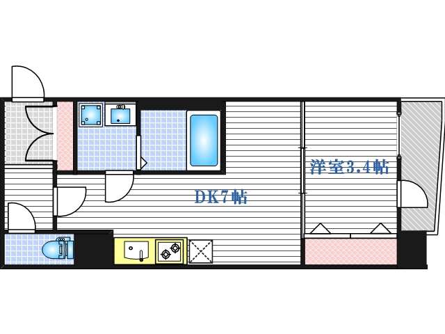 6階の間取り図