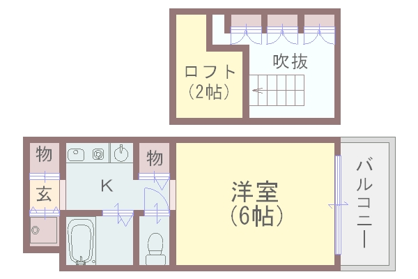 6階の間取り図