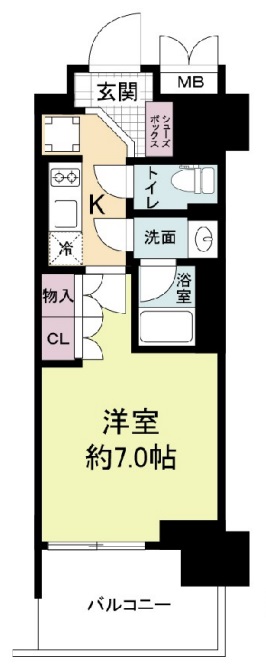 7階の間取り図