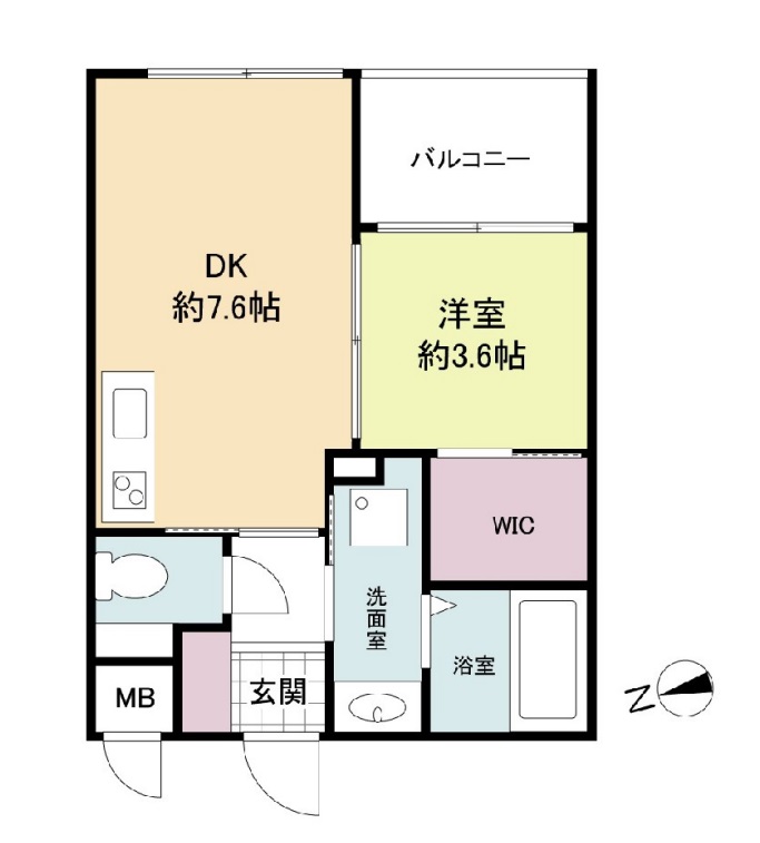 5階の間取り図