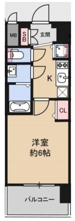 4階の間取り図