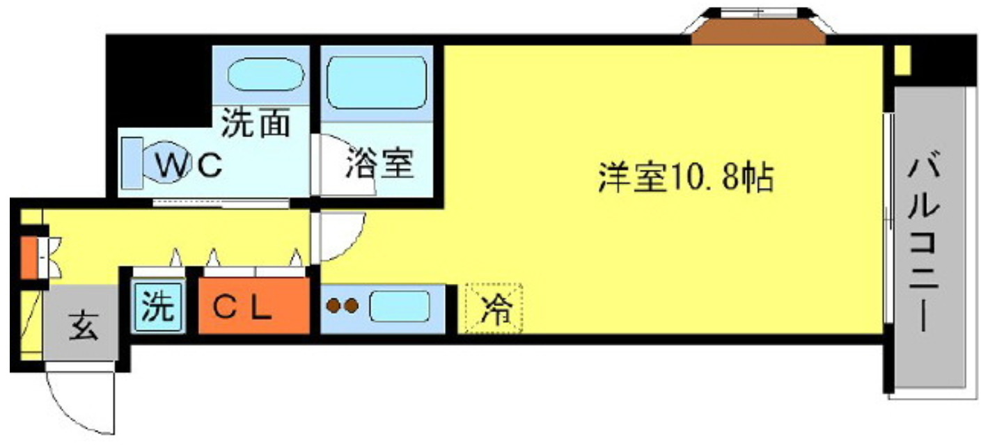 6階の間取り図