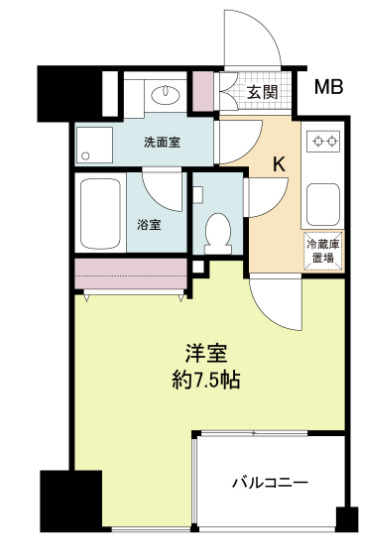5階の間取り図