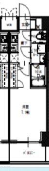 8階の間取り図