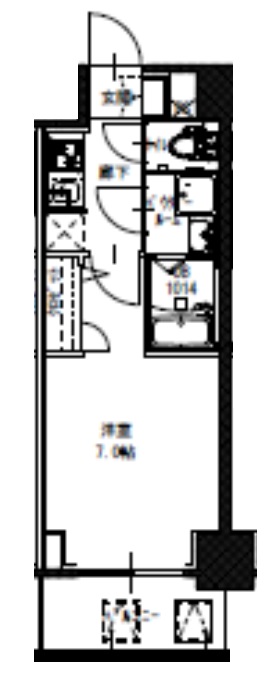 7階の間取り図