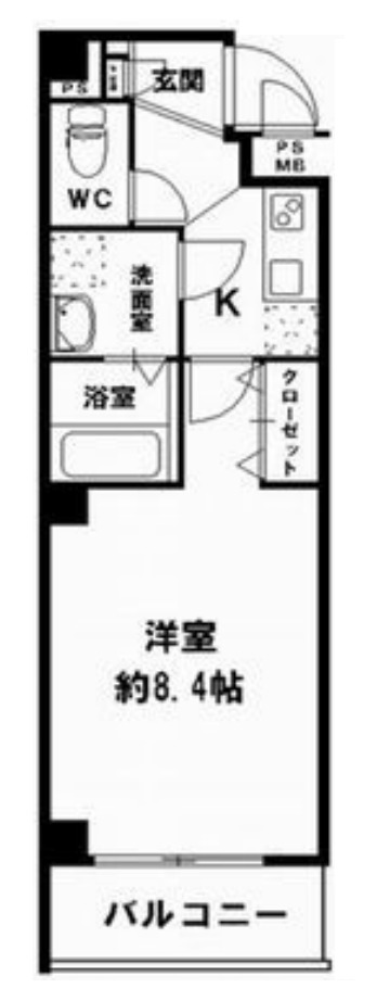 7階の間取り図