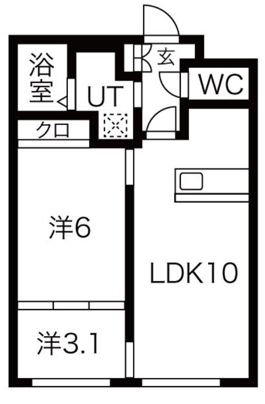 4階の間取り図