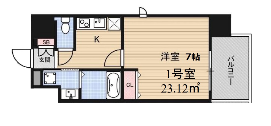 3階の間取り図