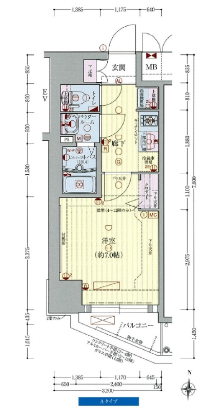 3階の間取り図