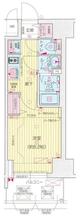 12階の間取り図