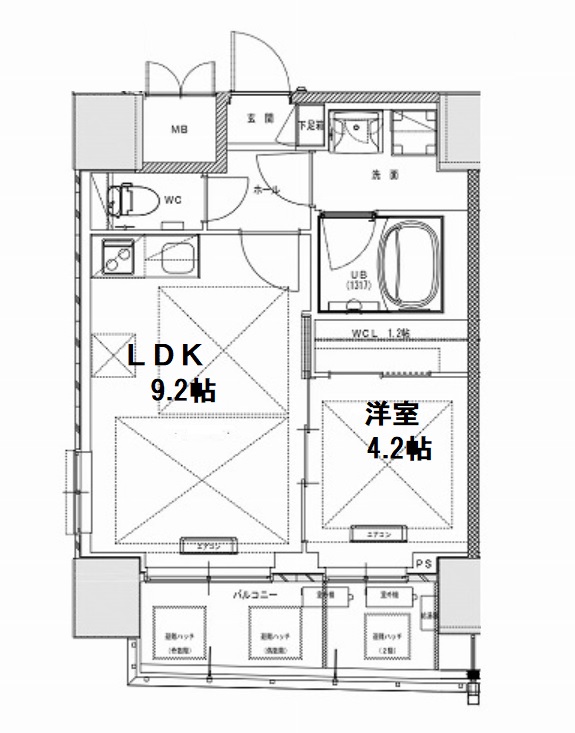 13階の間取り図