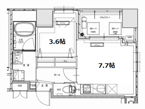 11階の間取り図