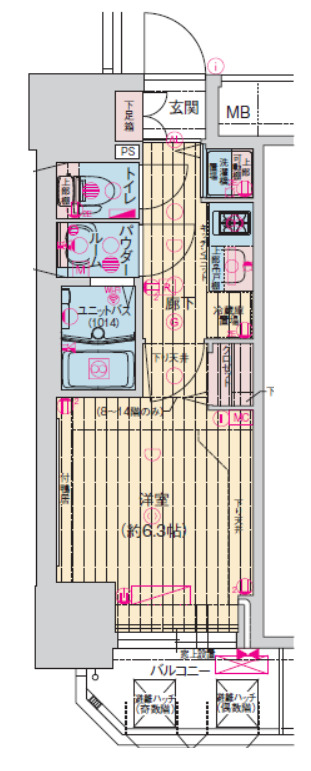 3階の間取り図