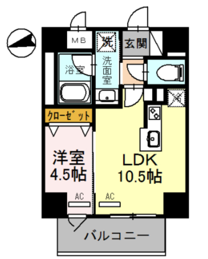 7階の間取り図