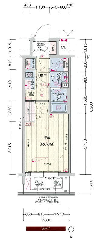 3階の間取り図